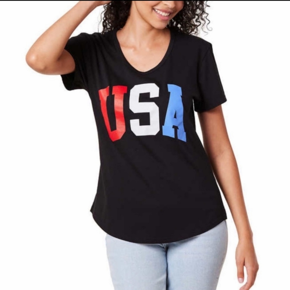 General Standard Ladies USA Short Sleeve Top